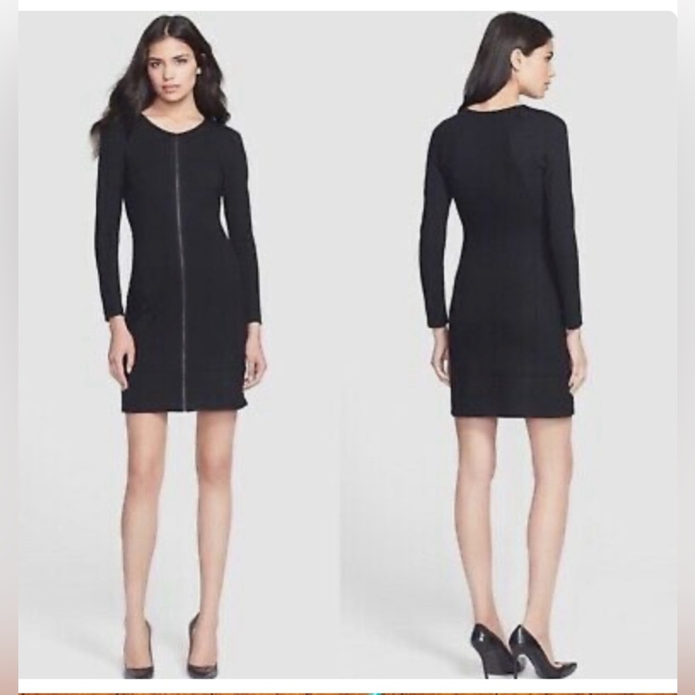 Theory Chayenne Zip Fromt Black Dress! - Picture 2 of 5